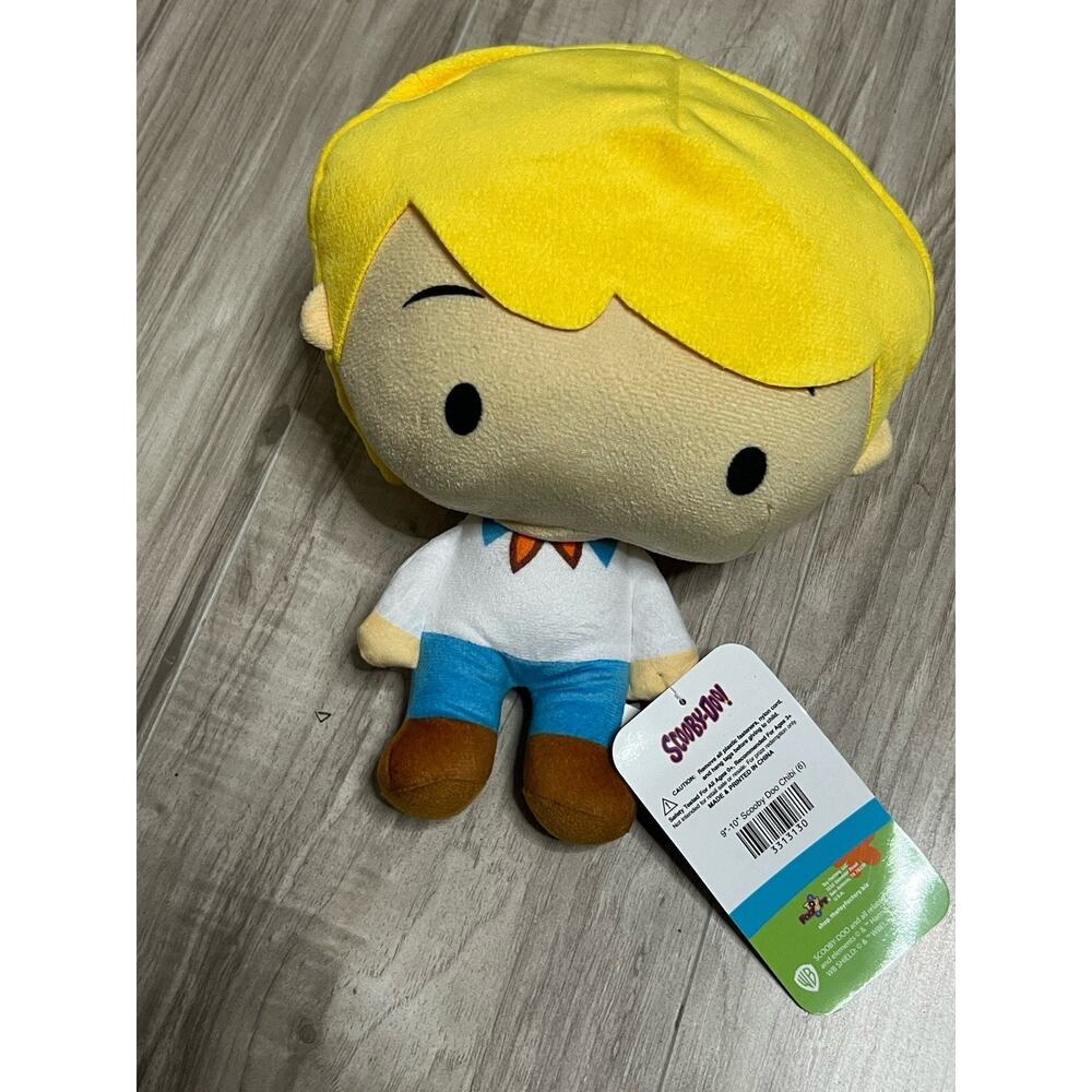 SCOOBY DOO PLUSH Fred Jones 7" Plush Toy Factory NEW